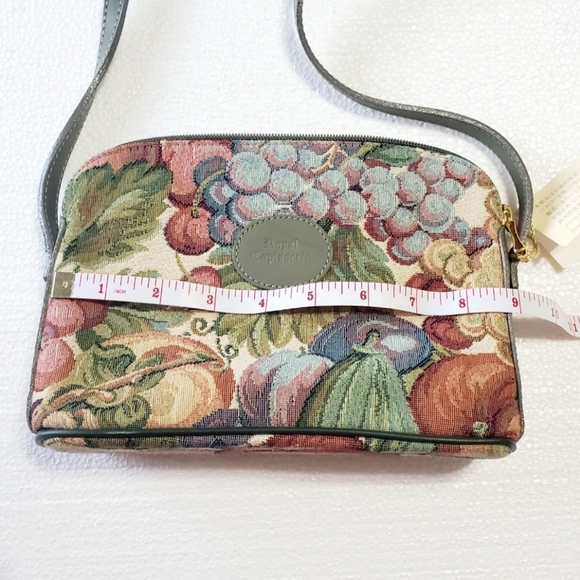Royal Tapisserie Paris Tapestry Purse Crossbody Bag Fabric Lined Floral. - Picture 8 of 14